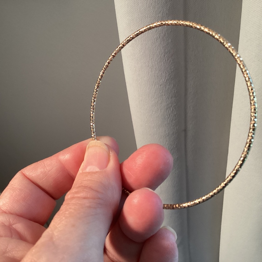 12 Silvertone Bracelet Bundle Scrolls Embossed Ba… - image 8